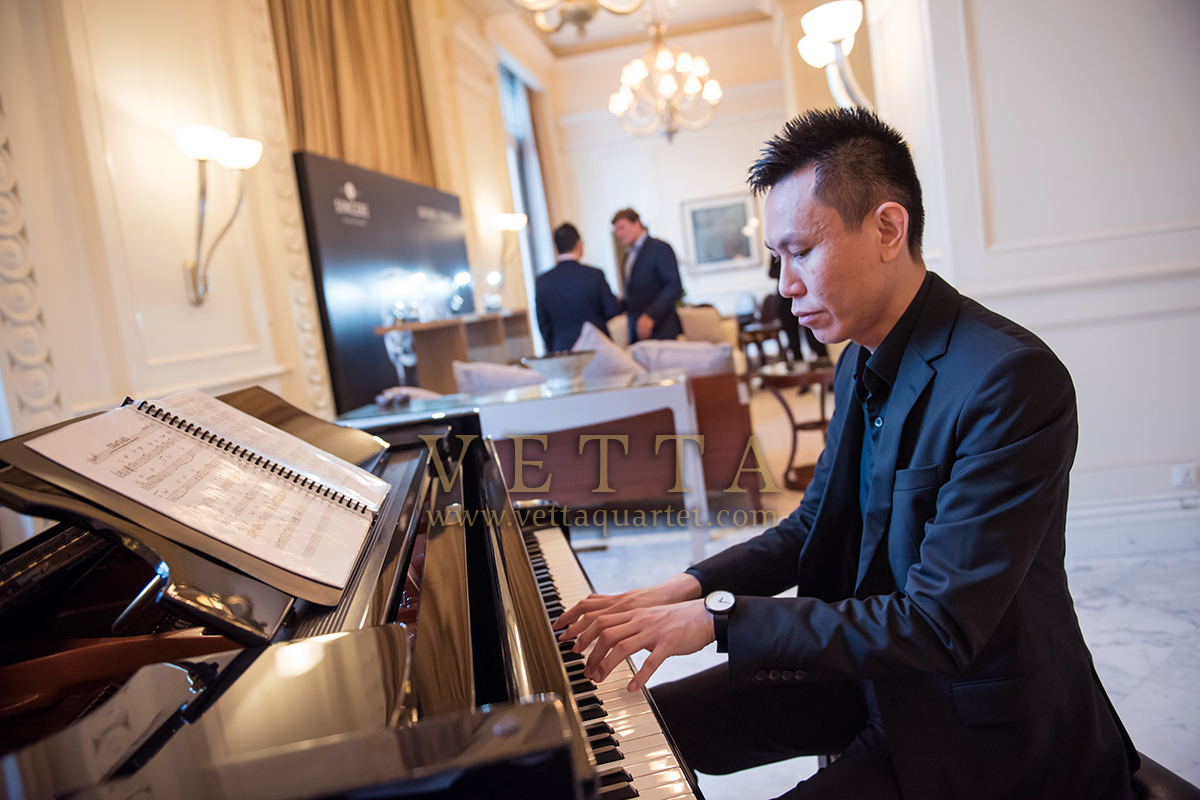 Jazz Piano playing for Greubel Forsey Time pieces dinner event